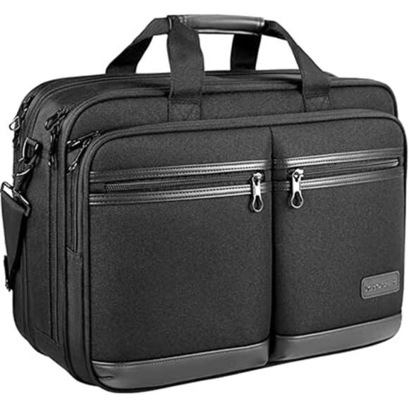 Laptop Bag Stylish Laptop Briefcase Water-Repellent Shoulder Messenger Bag - Picture 7 of 7